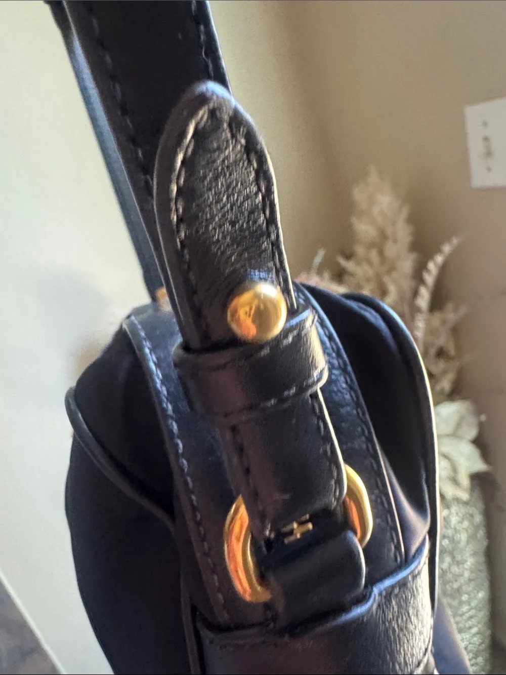 Prada Tessuto Black Nylon Crossbody with Gold Logo Hardware - Picture 10 of 15